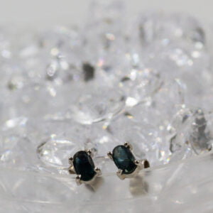 Aretes de Zafiros en Oro 18K