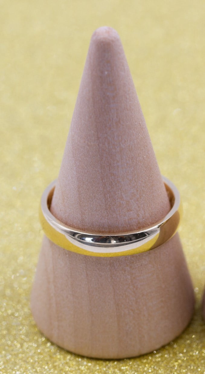 Argolla de Matrimonio Hombre en oro amarillo de 18K
